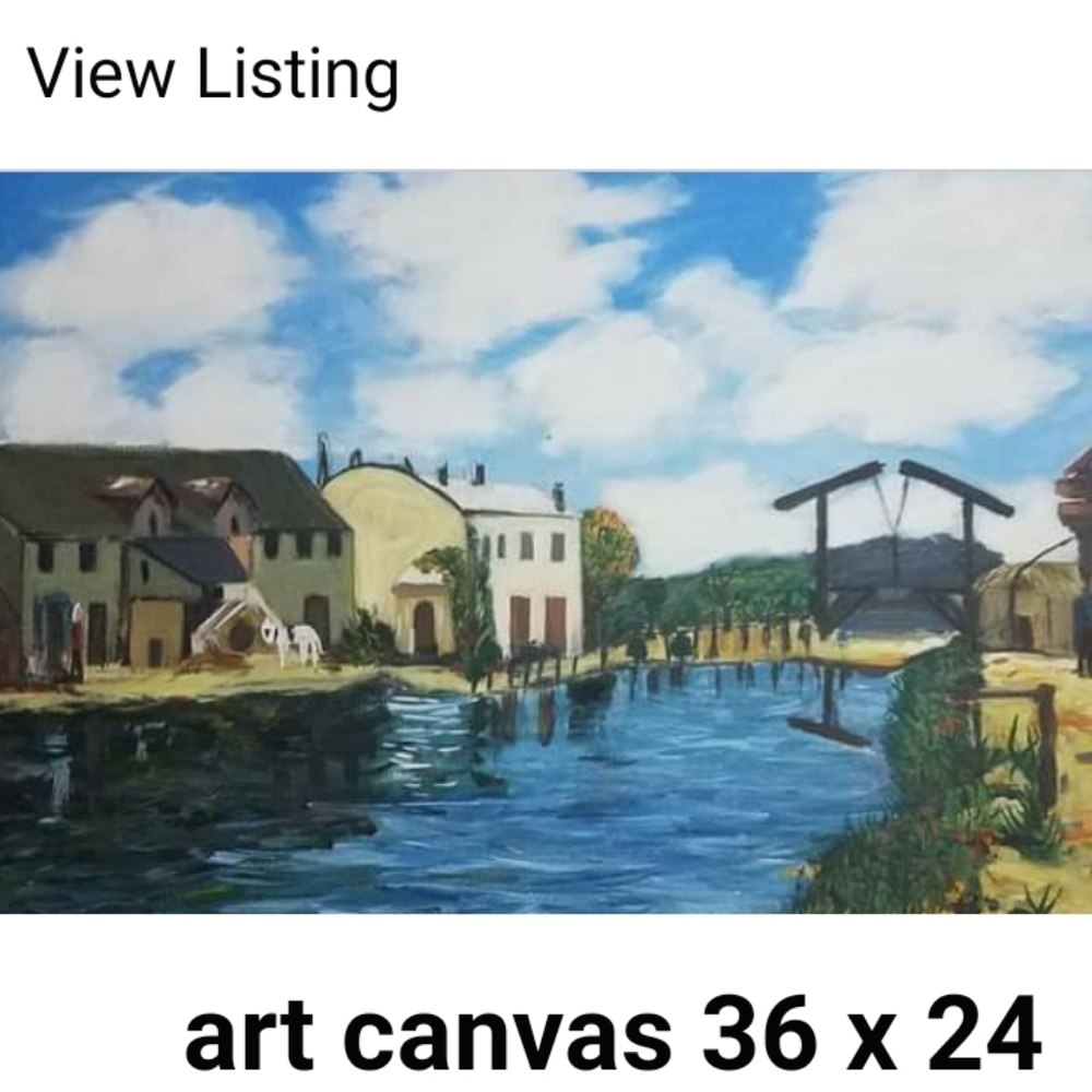 Canvas made by me .. acrylic